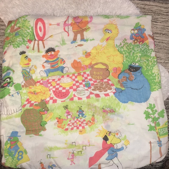Sesame Street Bedding Vintage Picnic 3pc Twin Set Poshmark